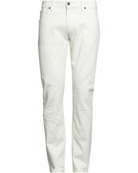 Messagerie - Patrizio Piscaglia Ivory Jeans Cotton, Elastane - Lyst
