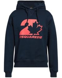 DSquared² - Maple Leaf Printed Hoodie - Lyst