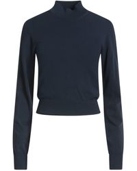 Roberto Collina - Midnight Turtleneck Viscose, Polyester - Lyst