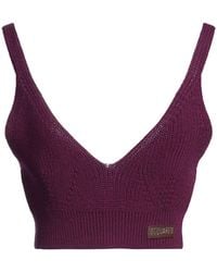 DSquared² - Plum Top Wool - Lyst