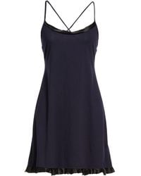 Bruno Manetti - Midnight Mini Dress Viscose, Polyester - Lyst