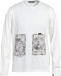 Grey Daniele Alessandrini T-shirts für Herren Herren Bekleidung T-Shirts Langarm T-Shirts 
