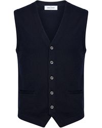 Gran Sasso - Extrafine Merinos Midnight Cardigan Virgin Wool - Lyst