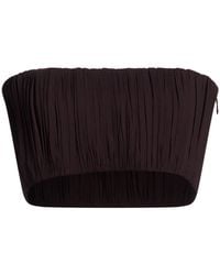 Alaïa - Dark Top Viscose - Lyst