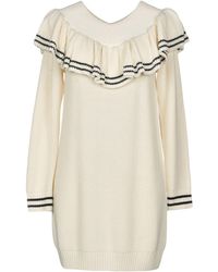 Self-Portrait Kurzes Kleid - Weiß