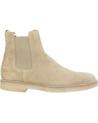 Common Projects - Sand Ankle Boots Soft Leather - Lyst