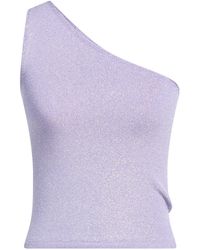 Maje - Lilac Top Viscose, Polyamide, Metallic Fiber, Elastane - Lyst