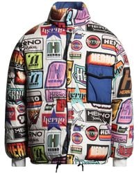 Herno - Puffer Polyester, Polyamide, Elastane, Cotton, Viscose - Lyst