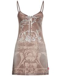 DIESEL - Mini Dress Cotton, Elastane - Lyst