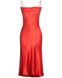 Really Wild Clothing - Midi Dress Silk - Lyst