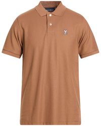 Psycho Bunny - Khaki Polo Shirt Pima Cotton - Lyst