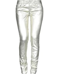 Dondup Casual Trousers - Metallic