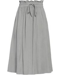 Massimo Alba - Midi Skirt Linen - Lyst