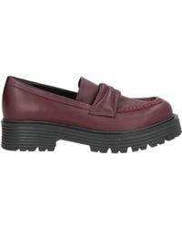 Cerruti 1881 - Burgundy Loafers Cow Leather - Lyst