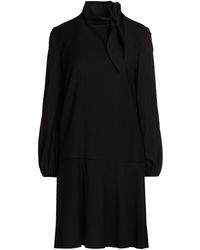 Les Copains - Mini Dress Viscose, Wool, Elastane - Lyst
