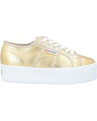 superga metallic trainers
