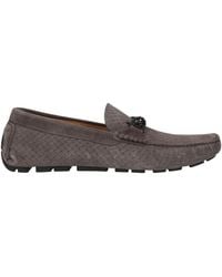 Baldinini - Charcoal Loafers Leather - Lyst