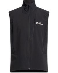 Jack Wolfskin - Vest Polyester, Elastane, Polyamide - Lyst