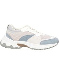 Eleventy - Light Sneakers Leather, Textile Fibers - Lyst