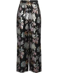 Erdem - Pants Viscose, Polyester, Metallic Polyester - Lyst