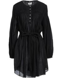 Isabel Marant - Mini Dress Cotton, Viscose - Lyst