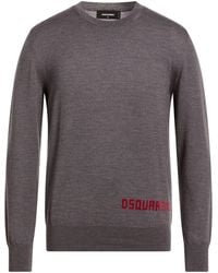 DSquared² - Charcoal Sweater Virgin Wool - Lyst