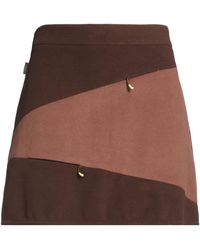 Woolrich - By Daniëlle Cathari Mini Skirt Cotton, Polyester, Polyurethane, Elastane - Lyst