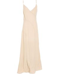 120% Lino - Maxi Dress Linen - Lyst