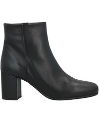 unisa black leather ankle boots