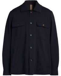 Eleventy - Midnight Jacket Cotton, Polyamide, Elastane - Lyst