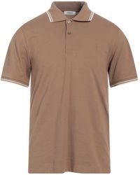 Sandro - Camel Polo Shirt Cotton, Polyester - Lyst
