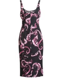 Versace Jeans Couture - Midi Dress Polyester, Elastane - Lyst