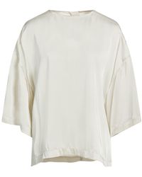 Rick Owens - Cream Top Acetate, Viscose - Lyst