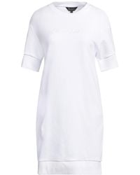 ARMANI EXCHANGE - Mini Dress Cotton, Polyester, Elastane - Lyst