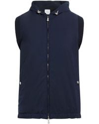 Eleventy - Midnight Vest Wool, Polyamide, Cotton - Lyst