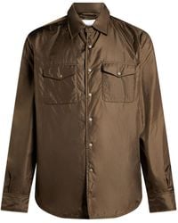 Aspesi - Khaki Jacket Polyamide - Lyst