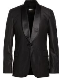Bikkembergs - Blazer Virgin Wool, Silk, Nylon, Elastane - Lyst