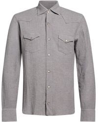 Barba Napoli - Shirt Cotton, Cashmere, Elastane - Lyst
