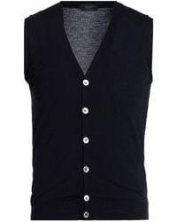 Zanone - By Slowear Midnight Cardigan Virgin Wool, Cashmere - Lyst