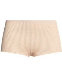 Roberto Collina - Shorts & Bermuda Shorts Viscose, Metallic Polyester - Lyst