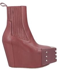Rick Owens - Ankle Boots Leather - Lyst