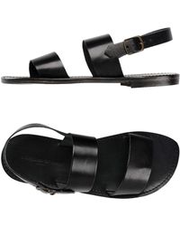 L'artigiano Del Cuoio Sandals - Black