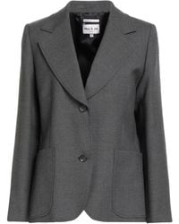 Paul & Joe - Charcoal Blazer Wool, Polyester - Lyst