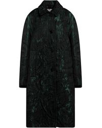 Dries Van Noten - Dark Coat Viscose, Polyester, Silk - Lyst