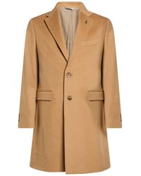 Paoloni - Camel Coat Cashmere - Lyst