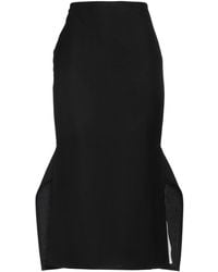 The Row - Midi Skirt Virgin Wool, Mohair Wool - Lyst