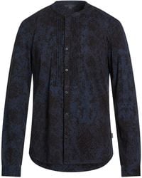 John Varvatos - Midnight Shirt Cotton, Polyester - Lyst