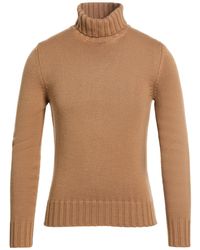 Darwin - Camel Turtleneck Wool, Acrylic - Lyst