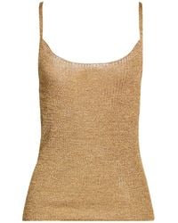 Roberto Collina - Marigold Top Viscose, Metallic Polyester - Lyst