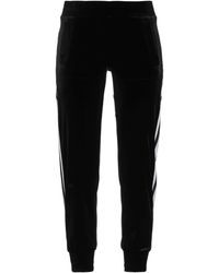 PANTALON Coton Norma Kamali en coloris Noir Femme Vêtements Pantalons décontractés élégants et chinos Treillis et pantalons cargo 